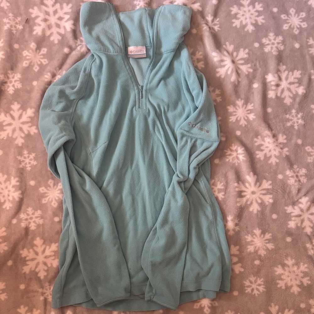 Columbia Sky Blue Hooded Fleece